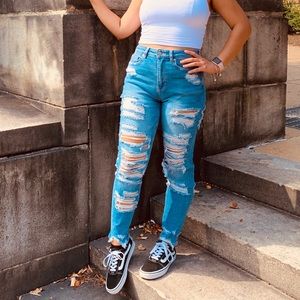 American Eagle Stretch Distressed Jeans